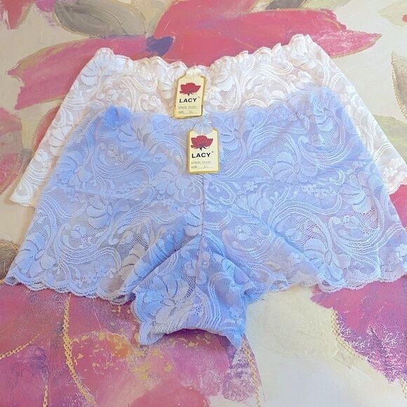 Lacy Boyshorts sexy panties pack of 2 size XL - Picture 1 of 13
